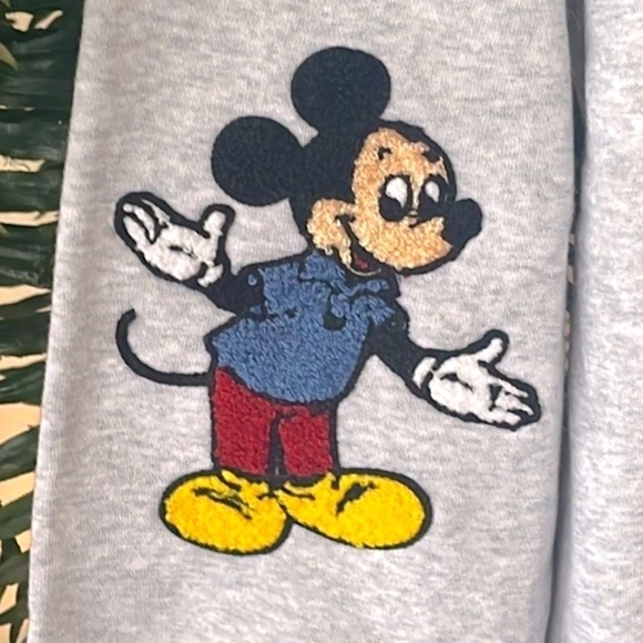 Brand New Disney 100 Heather Gray Zippered Hoodie Sweatshirt Minnie Mickey Bambi - Picture 9 of 16